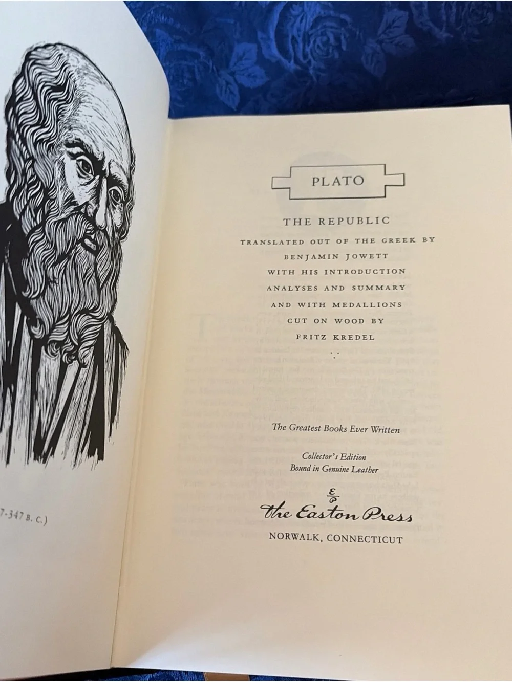 Easton Press - The Republic by Plato (1980 Collector's Ed., 100 Greatest Books)
